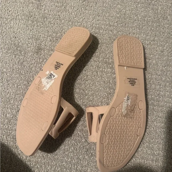 ASOS Nude Slide Sandals - Picture 2 of 3